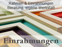 Rahmen und Rahmungen, Bilder- und Rahmenladen Martina Susan von Wedel